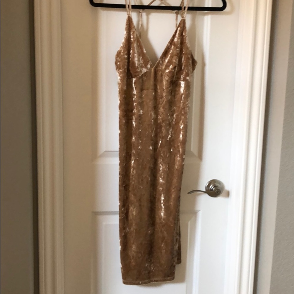 Gold Dress